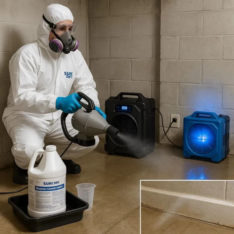 Sanitization and Odor Removal process in Sedgwick, ME